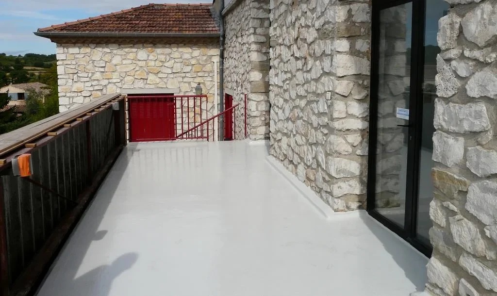 Étanchéité liquide sur terrasse