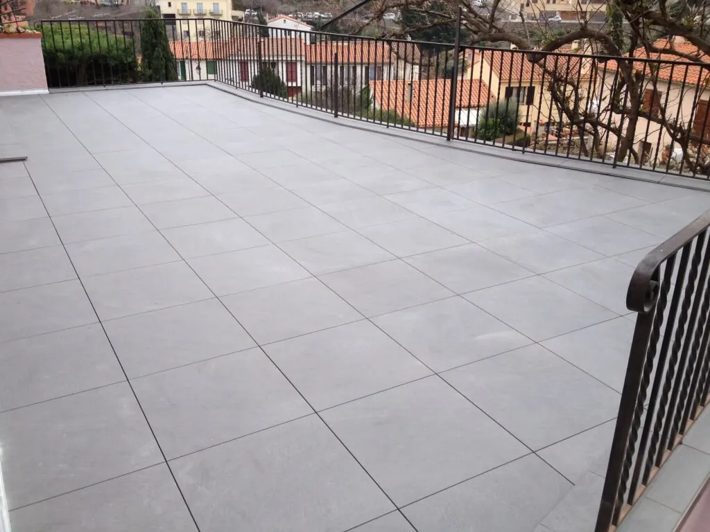 Dallage de protection sur toiture-terrasse